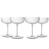 Luigi Bormioli - Optica Champagne Coupe Glass Set 300ml 4pce -Home Kitchen Sale Shop 158005 Large