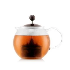 Bodum - Tea Press With Glass Handle And Lid Dark Roast 500ml