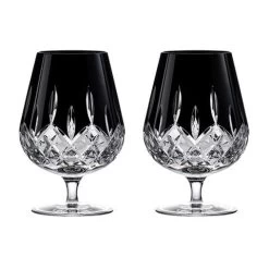 Waterford - Connoisseur Lismore Black Brandy Balloon Set 2pc