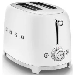 Smeg - 50's Retro 2 Slice Toaster Matte White TSF01WHMAU
