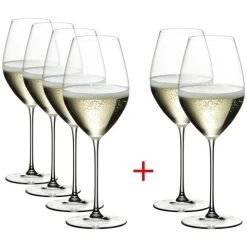 Riedel - Veritas Champagne Wine Glass Pay 4 Get 6 Pack