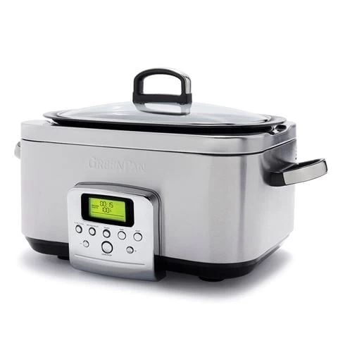 Greenpan - Slow Cooker Stainless Steel 6L 3 Greenpan - Slow Cooker Stainless Steel 6L