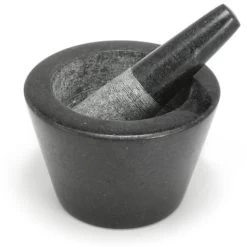 Avanti - Crush 'n' Grind Conical Mortar & Pestle Black Small