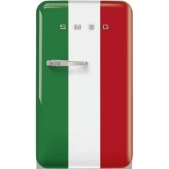 Smeg - 50's Retro Bar Refrigerator R/H Italian Flag 135L