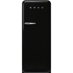 Smeg - 50's Retro Style Refrigerator R/H Black 281L