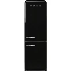 Smeg - 50's Retro Refrigerator Black R/H 331L