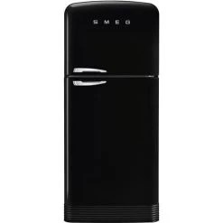 Smeg - 50's Retro Refrigerator R/H Top Mount Black 524L
