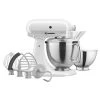 KitchenAid - KSM195 Stand Mixer White -Home Kitchen Sale Shop 194868 Large