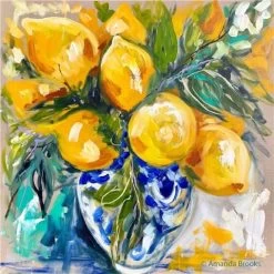 Lilli Rock - Aimee Lemon Vase Trivet 19.5x19.5cm