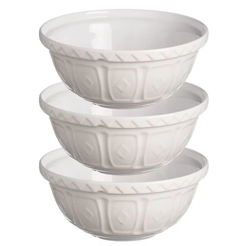 Mason Cash - Mixing Bowl Cream 29cm Set 3pce 3 Mason Cash - Mixing Bowl Cream 29cm Set 3pce