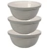 Mason Cash - William Mason Mixing Bowl Grey 29cm/4L Set 3pce -Home Kitchen Sale Shop 409468 Large