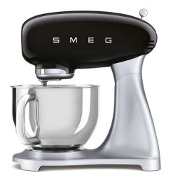 Smeg - 50's Retro Stand Mixer SMF02BLAU Black & Silver