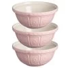 Mason Cash - Mixing Bowl Powder Pink 26cm Set 3pce -Home Kitchen Sale Shop 409956 Large