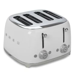 Smeg - 50's Retro 4 Slot Toaster TSF03 White
