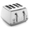 DeLonghi - Icona Capitals 4 Slice Toaster CTOC4003 S. Wht