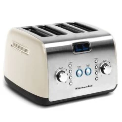 KitchenAid - KMT423 Artisan Four Slice Toaster Almond Cream