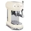 Smeg - 50's Retro Espresso Coffee Machine ECF01 Cream