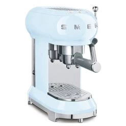 Smeg - 50's Retro Espresso Coffee Machine ECF01 Pastel Blue