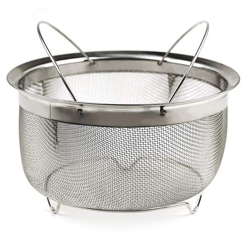 RSVP - Endurance Mesh Basket With Folding Handles 3 RSVP - Endurance Mesh Basket With Folding Handles