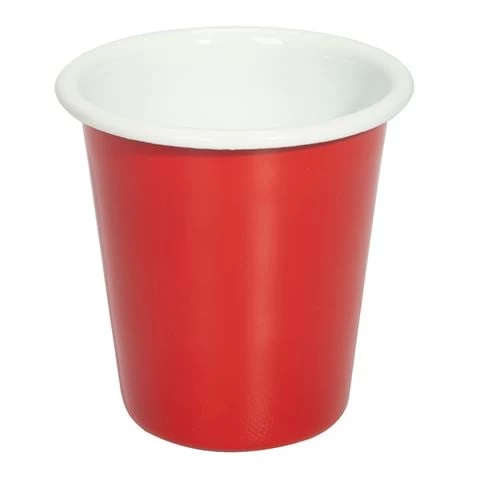 Falcon - Enamel Tumbler Deluxe 2-Tone Red 300ml 3 Falcon - Enamel Tumbler Deluxe 2-Tone Red 300ml