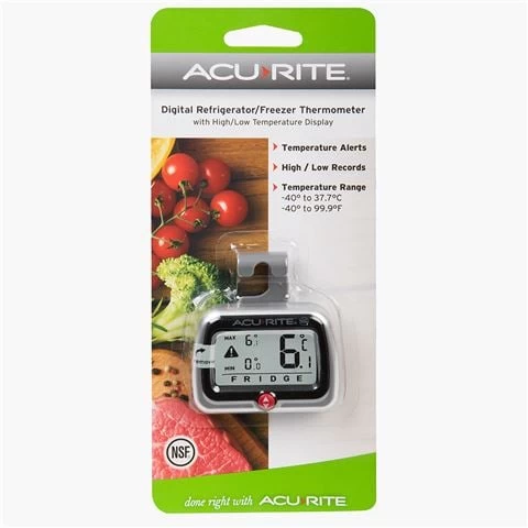 Acu Rite - Digital Refrigerator/Freezer Thermometer 3 Acu Rite - Digital Refrigerator/Freezer Thermometer