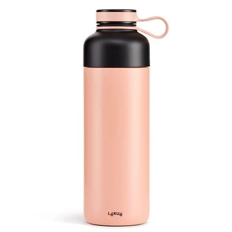 Lekue - Insulated Bottle To Go Coral 500ml 3 Lekue - Insulated Bottle To Go Coral 500ml