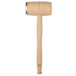 T&G - Beech Wood Meat Hammer W/Metal End 28cm