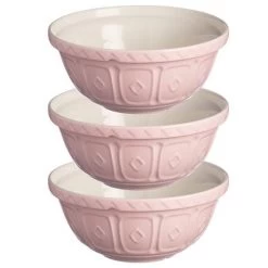 Mason Cash - Mixing Bowl Powder Pink 29cm 3pce