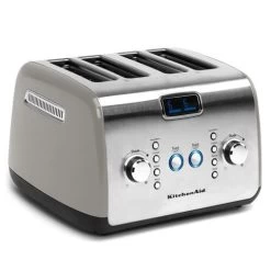 KitchenAid - KMT423 Artisan Four Slice Toaster Contour Silver