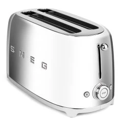 Smeg - 50's Retro 4 Slice Toaster TSF02 Chrome