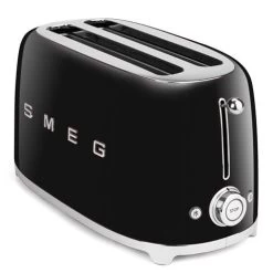 Smeg - 50's Retro 4 Slice Toaster TSF02 Black