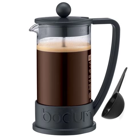 Bodum - Brazil French Press Coffee Maker Black 8 Cup 3 Bodum - Brazil French Press Coffee Maker Black 8 Cup